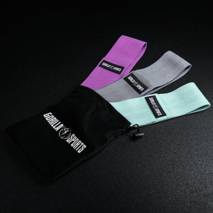 Resistance Bands Set of 3 with Carrying Bag