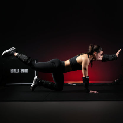 Set of 4 Ankle and Wrist Weights 13 kg