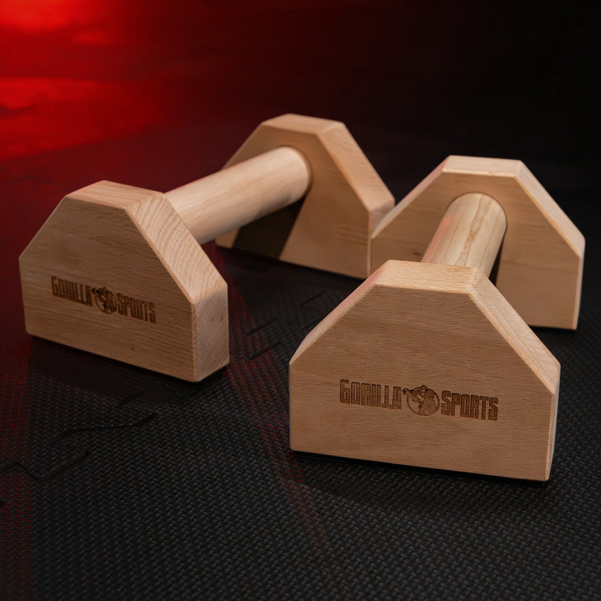 Wooden push-up supports