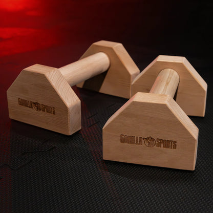 Wooden push-up supports