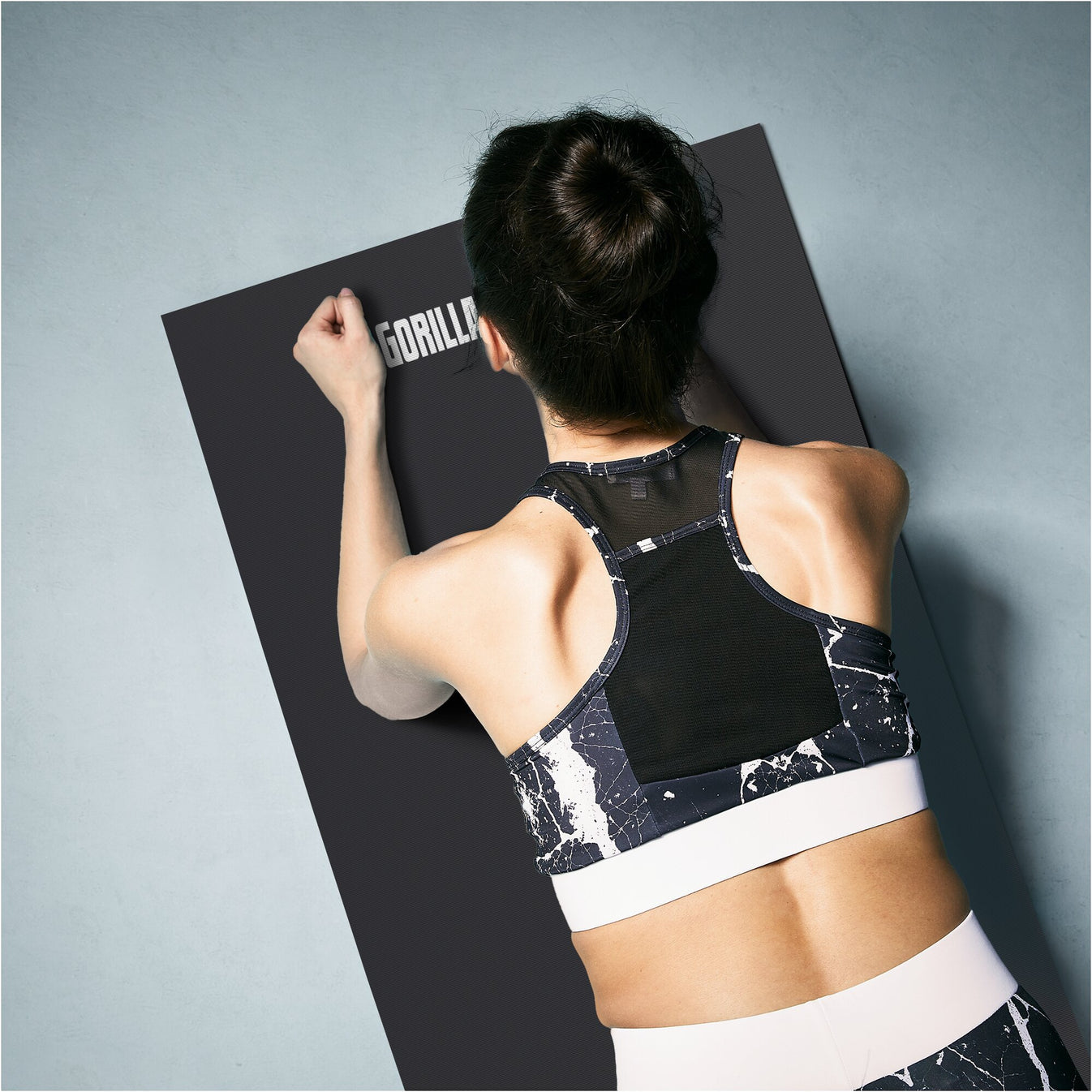 vloerbeschermingsmat 180 x 60 cm zwart