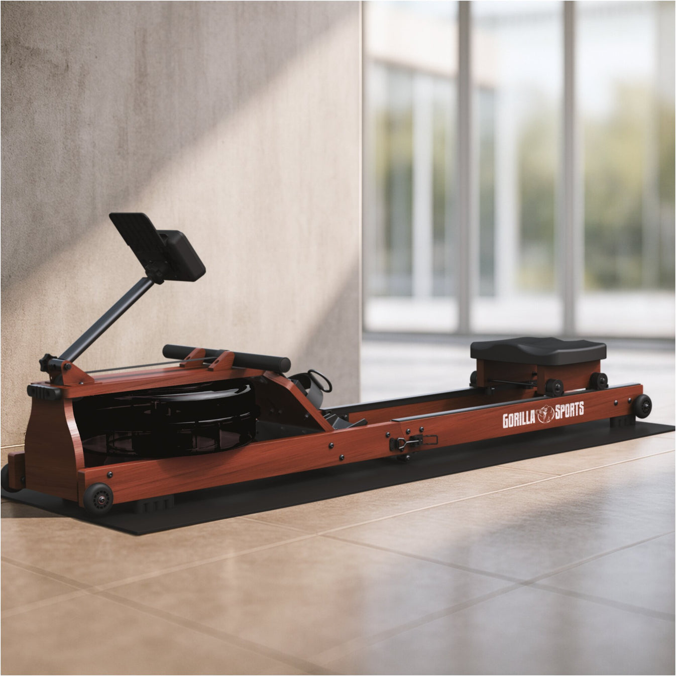 vloerbeschermingsmat 180 x 60 cm zwart