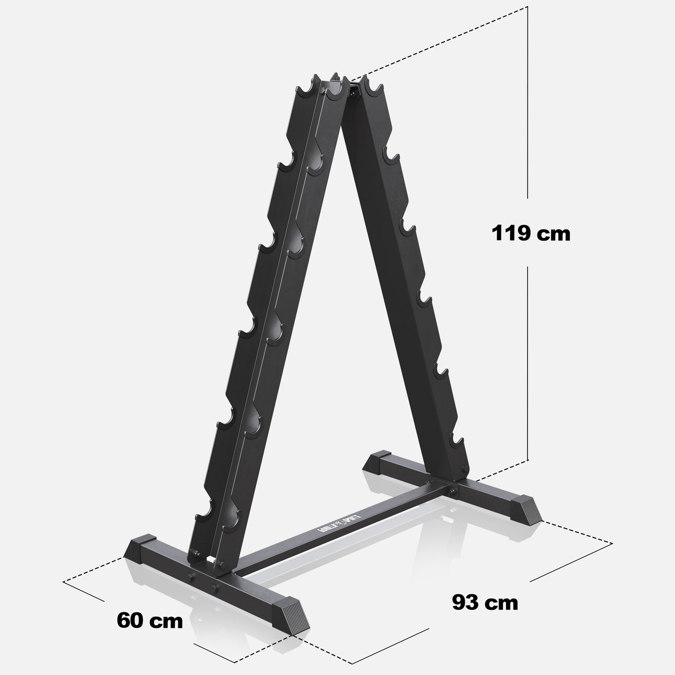 Dumbbell rack zwart