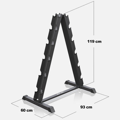 Dumbbell rack zwart