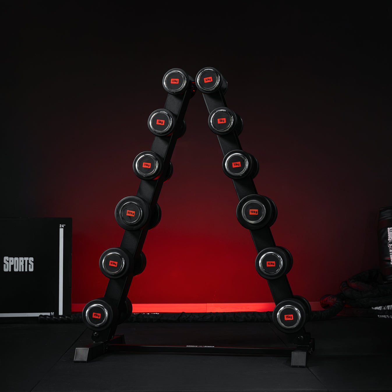 Dumbbell rack zwart