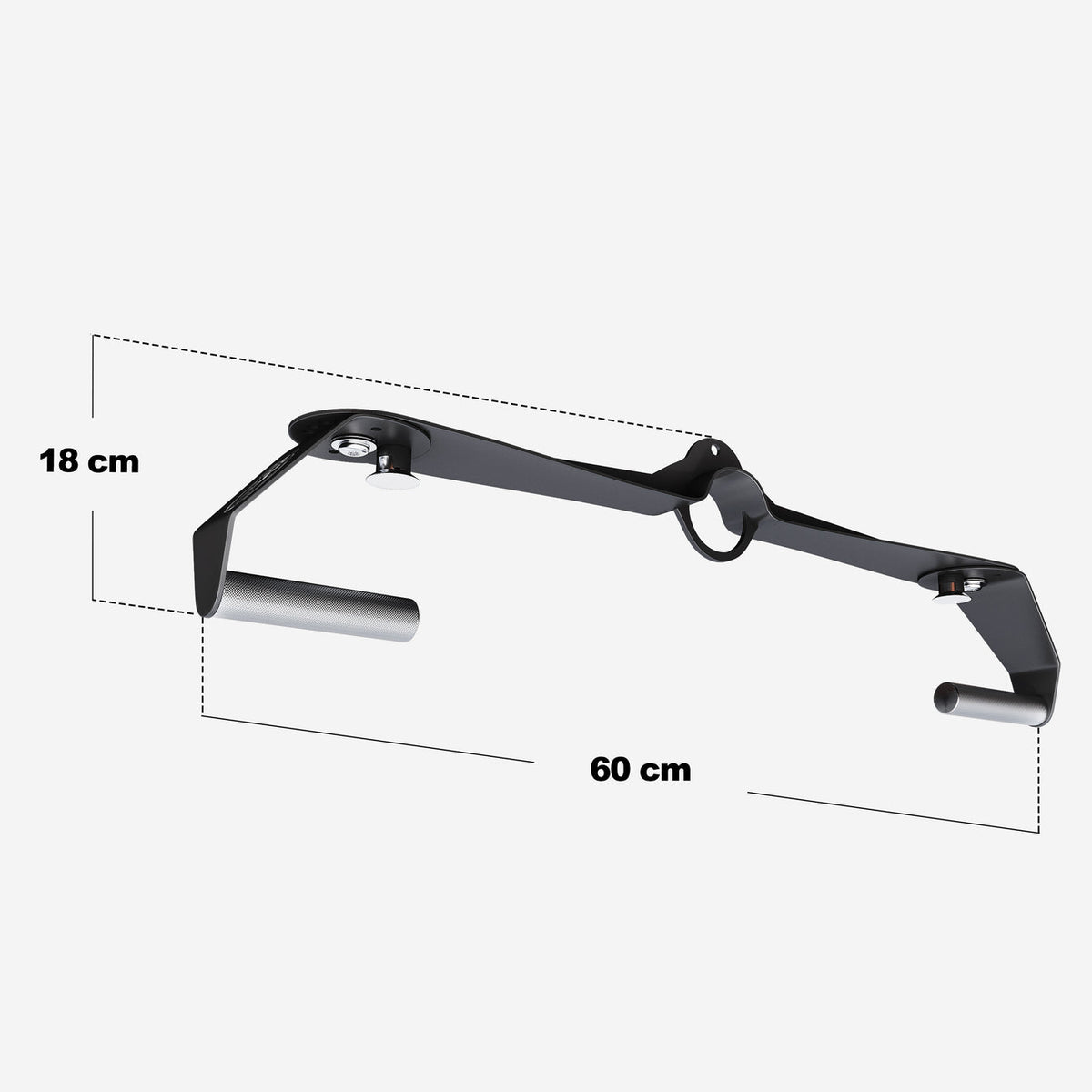 Verstelbare lat pulldown- en roeigreep 60 cm