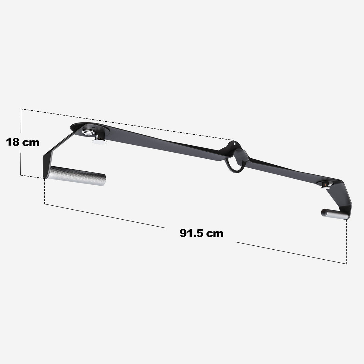 Verstelbare lat pulldown- en roeigreep 91.5 cm