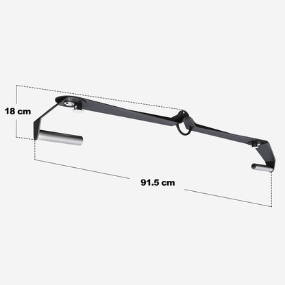 Verstelbare lat pulldown- en roeigreep 91.5 cm