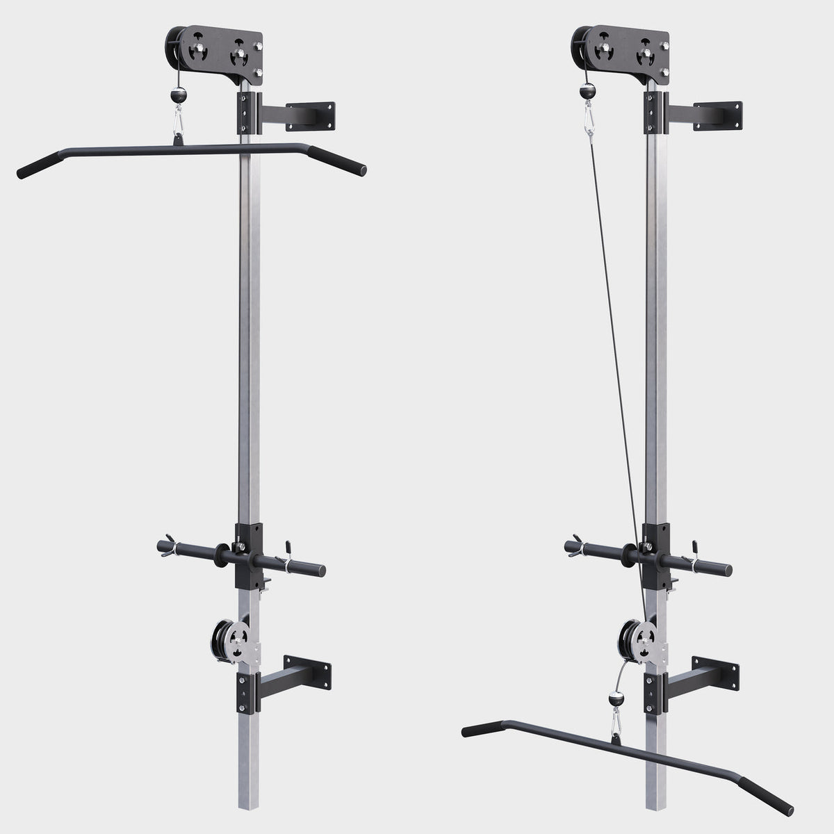 Lat Pulley kabelstation voor wandmontage