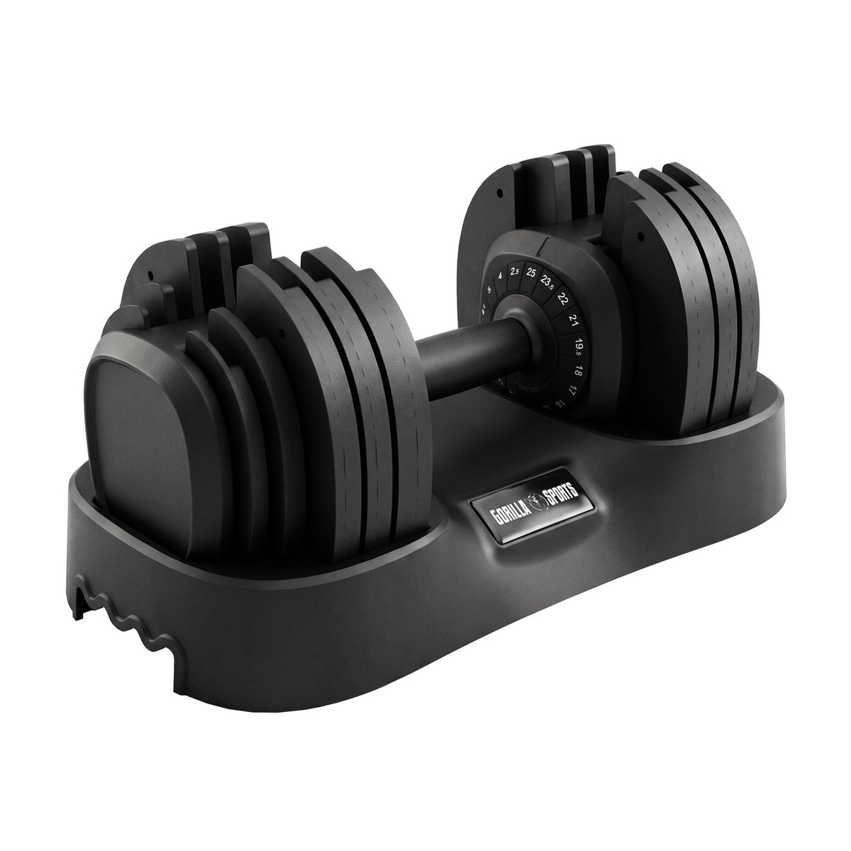 Verstelbare halter 25 kg incl. opbergdoos