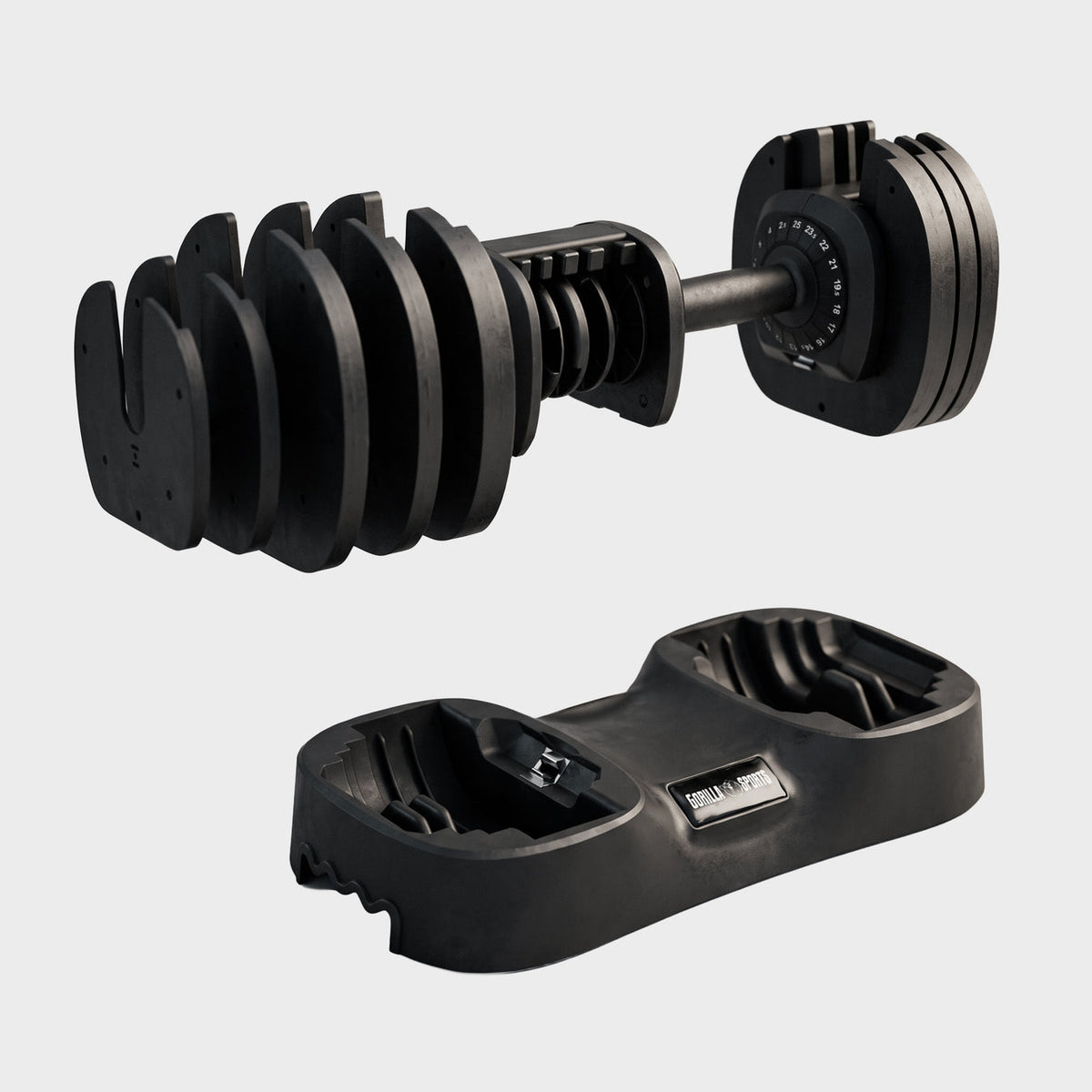 Verstelbare halter 25 kg incl. opbergdoos