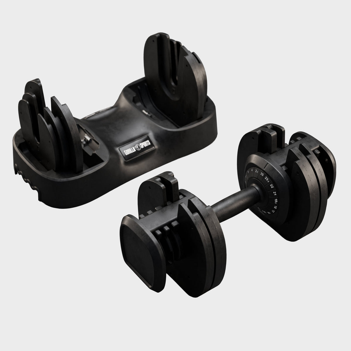 Verstelbare halter 25 kg incl. opbergdoos
