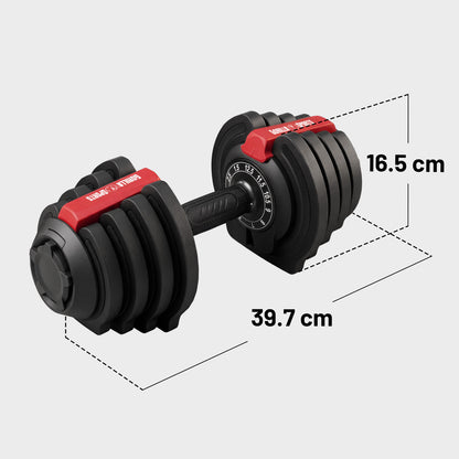 Verstelbare dumbbells 25 kg - 2 x 12,5 kg