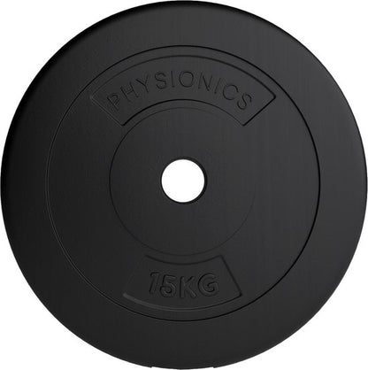 Disques de poids en plastique Physionics 2 x 15 kg