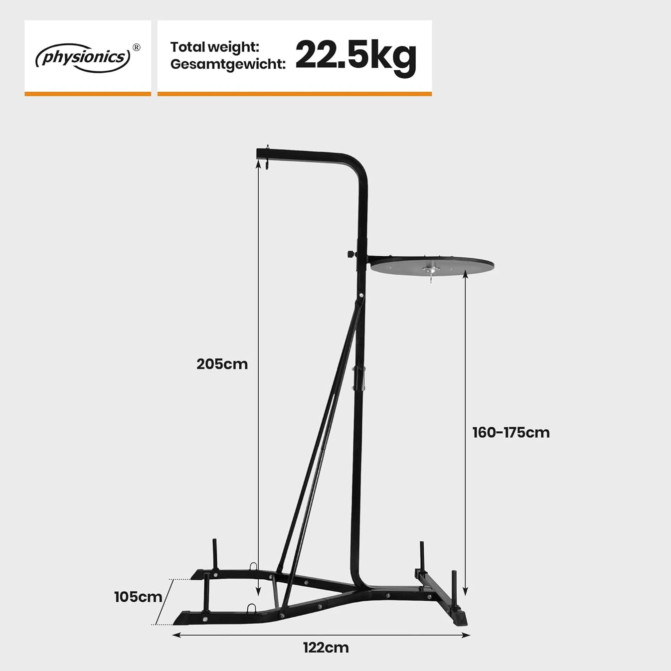Physionics Bokszak standaard
