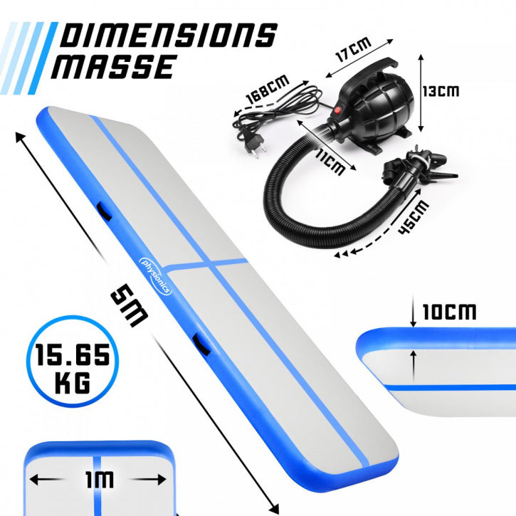 Physionics Airtrack 5 mètres