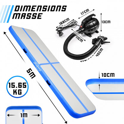 Physionics Airtrack 5 mètres
