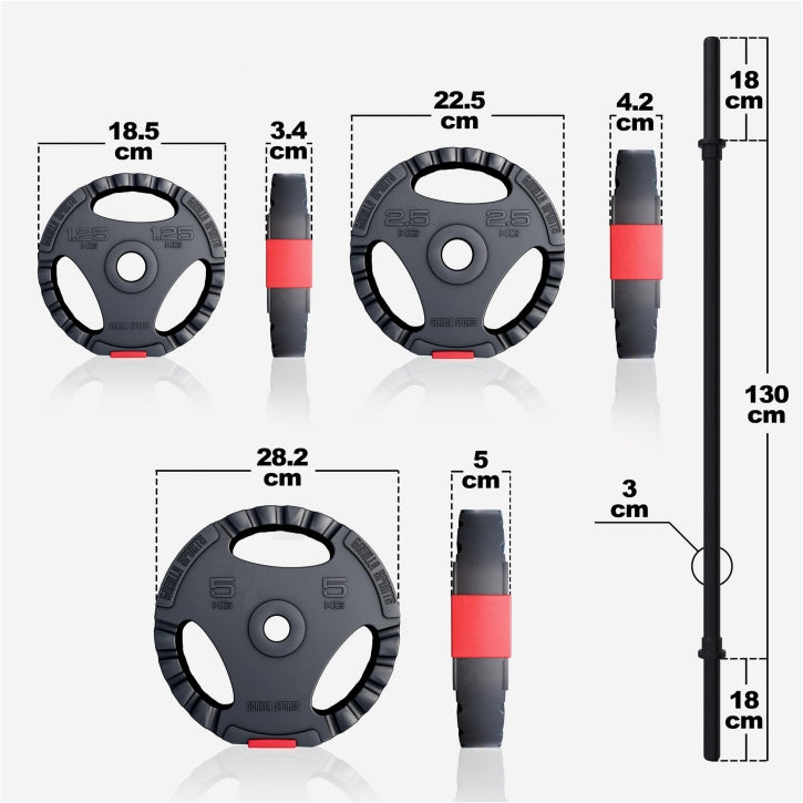 Aerobic Halterset 20 kg Gorilla Sports