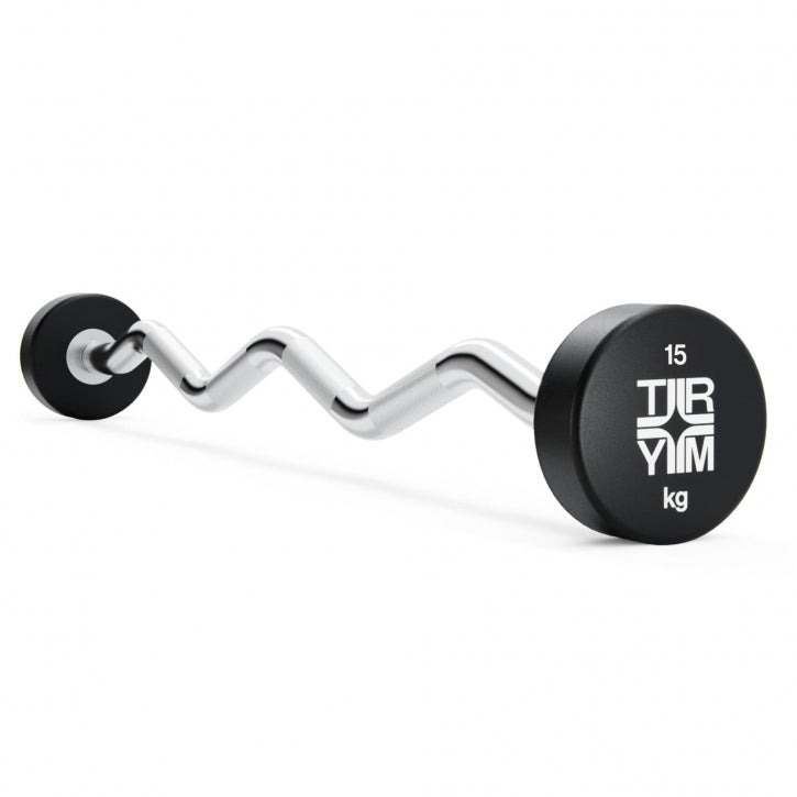 Gorilla Sports TRYM Vaste halterstrang EZ-curl 15 kg