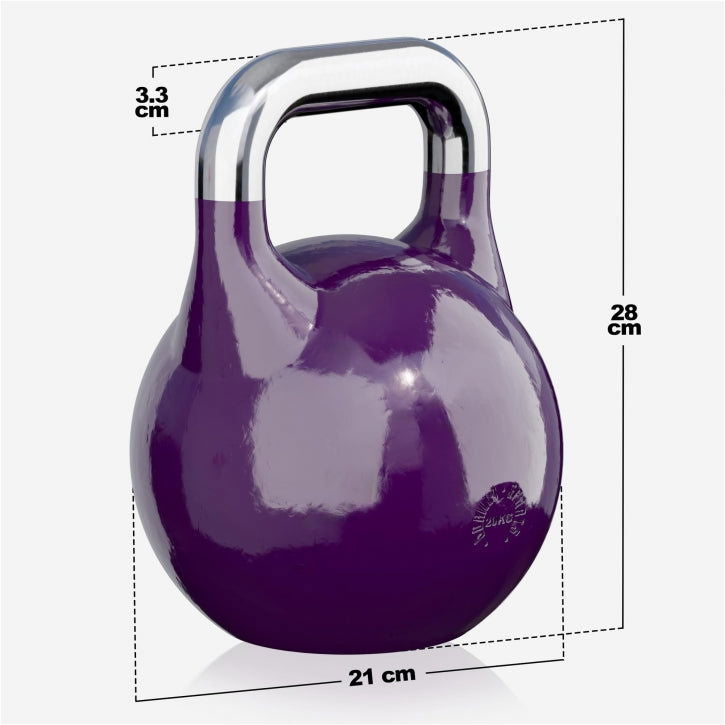 Gorilla Sports Competitie kettlebell 20 kg Staal