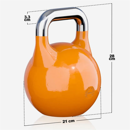 Gorilla Sports Competitie kettlebell 28 kg Staal