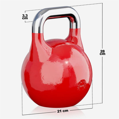 Gorilla Sports Competitie kettlebell 32 kg Staal
