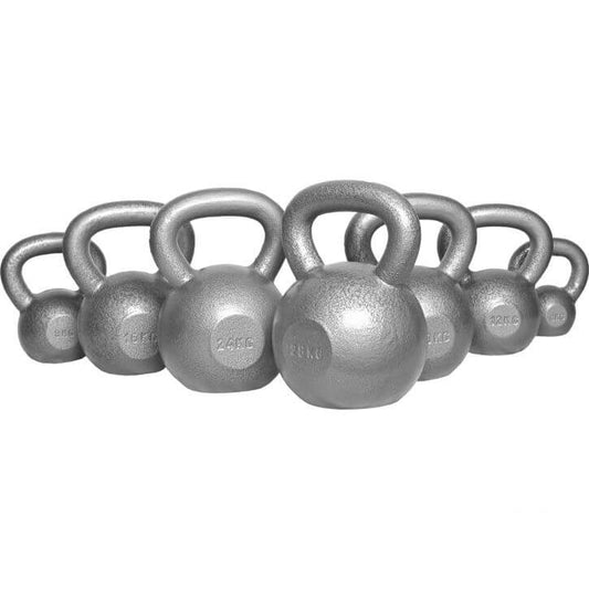 Complete set kettlebells 144 kg gietijzer Gorilla Sports