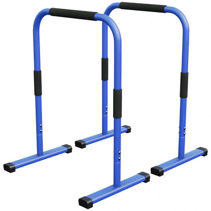 Gorilla Sports Dip Bars Deluxe Blauw