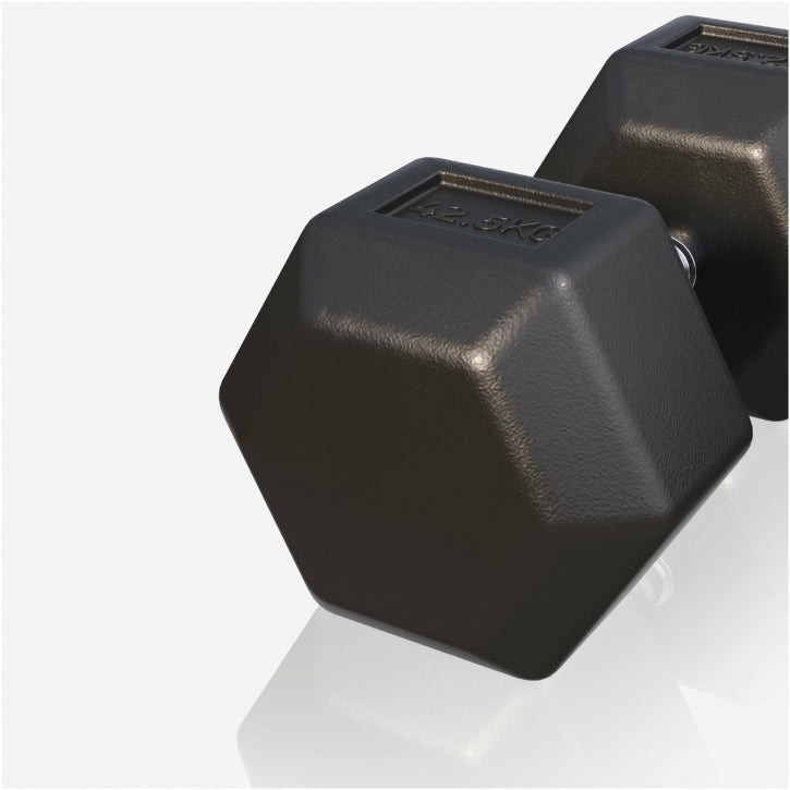 Gorilla Sports Dumbell hexagon 42,5 kg