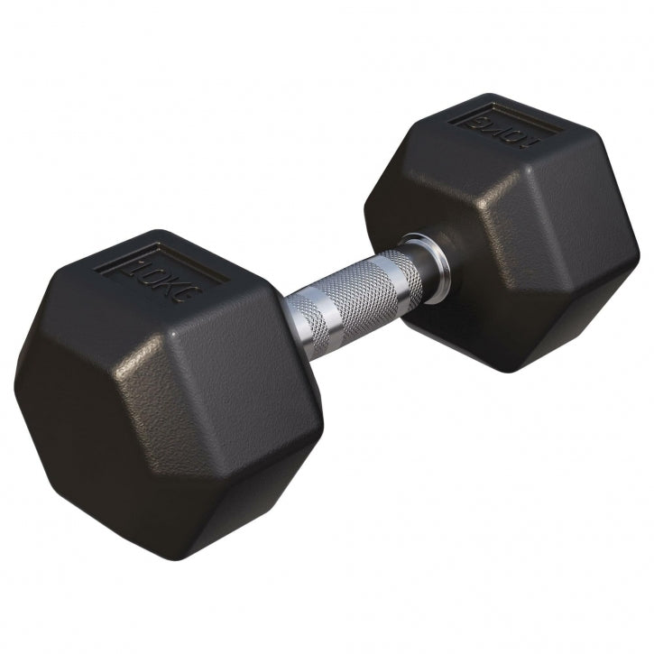Dumbell hexagon 10 kg - Gorilla Sports - #tag1# - #tag2# - #tag3#