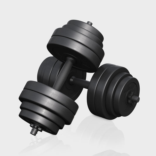 Dumbellset 30 kg Kunststof - 25 mm
