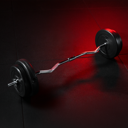 EZ Curl Dumbbell Set 30 kg Plastic - 25 mm