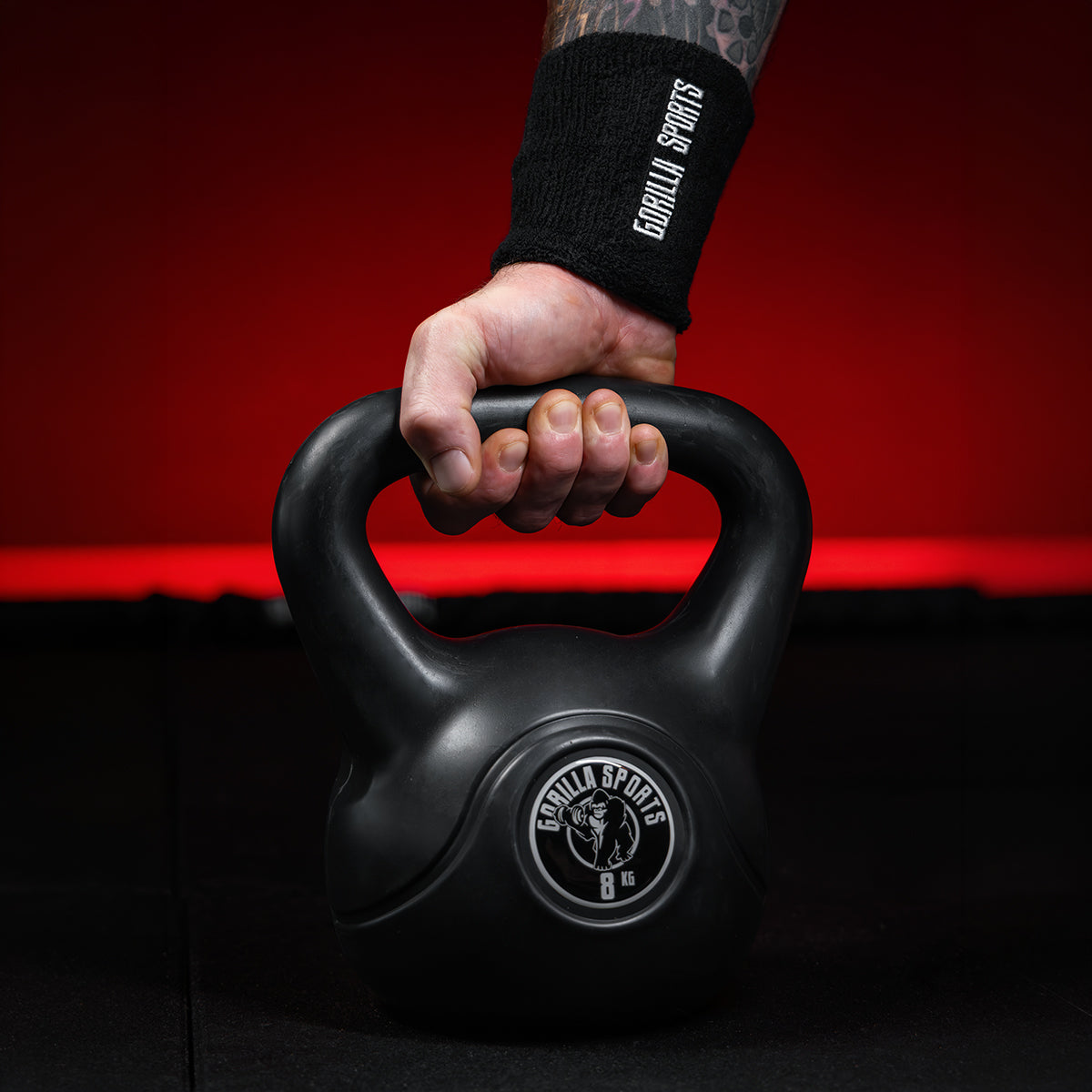Kettlebell 5 kg black plastic
