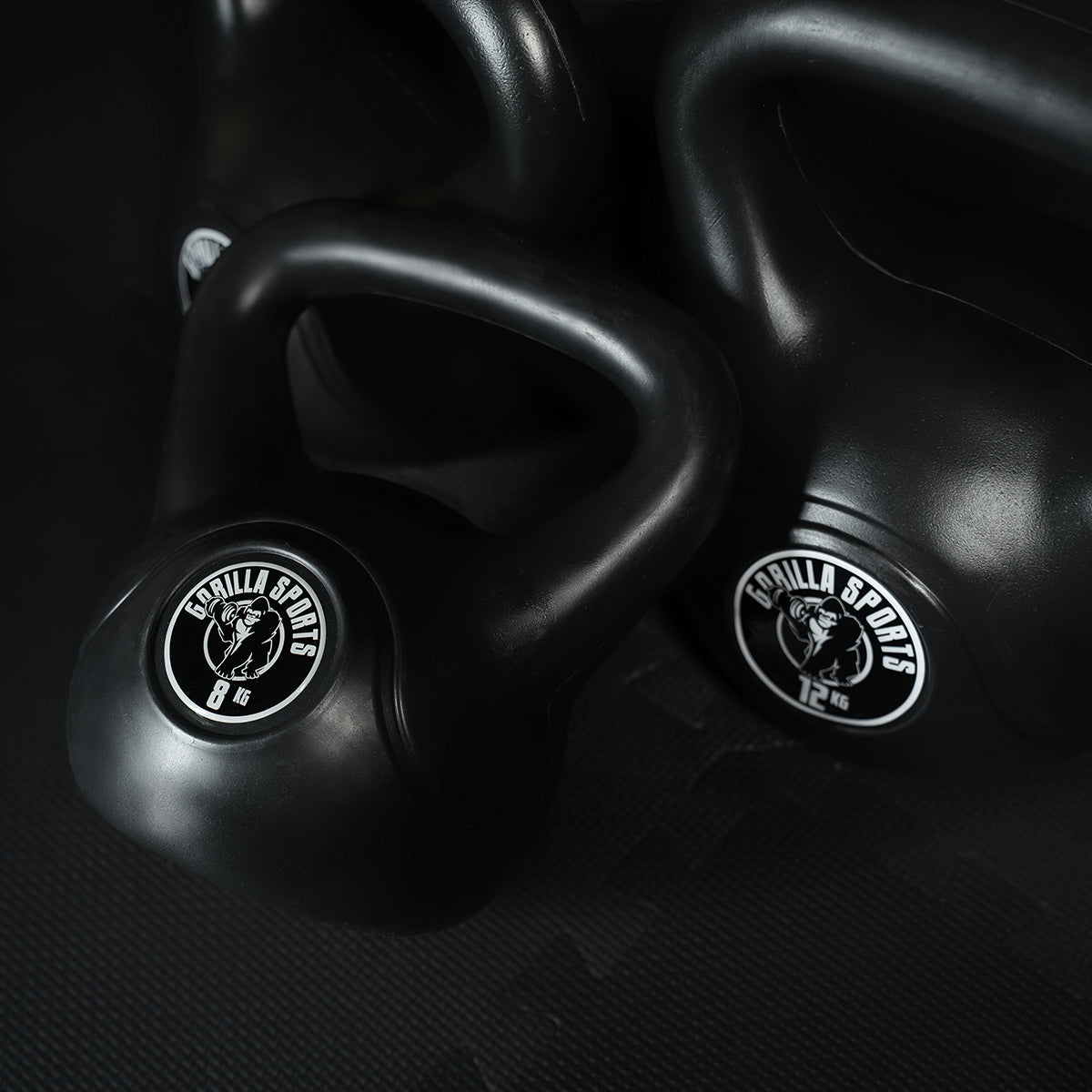 Kettlebell 5 kg black plastic