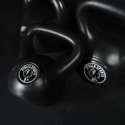 Kettlebell 5 kg black plastic