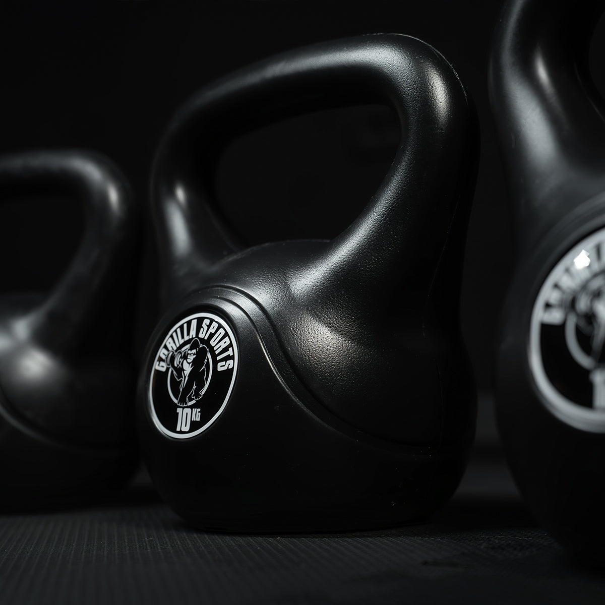 Kettlebell 5 kg black plastic