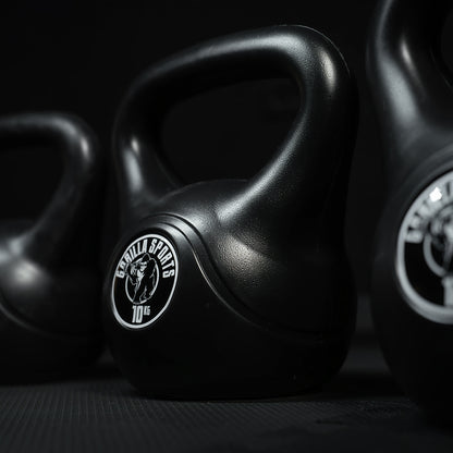 Kettlebell 5 kg black plastic