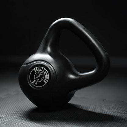 Kettlebell 5 kg black plastic