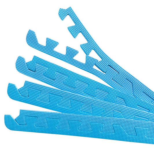 Gorilla Sports 8 Eindstukken voor vloer Beschermingsmatten Blauw