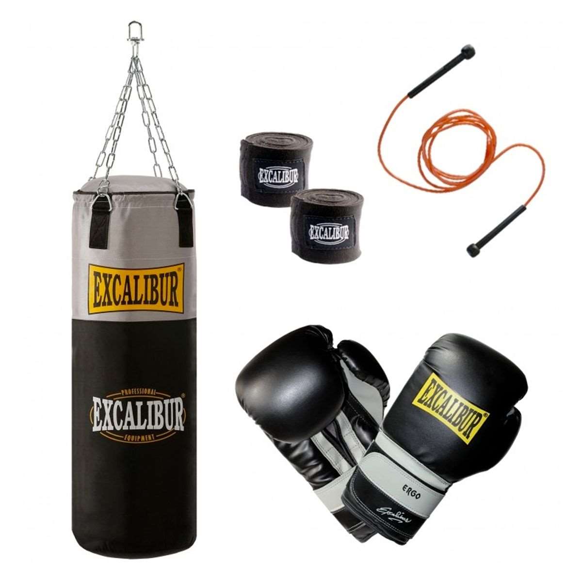 Gorilla Sports Boks Set Excalibur Pro 12 Ounce