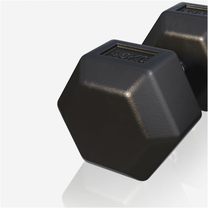 Gorilla Sports Dumbell hexagon 45 kg