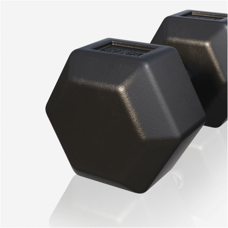Gorilla Sports Dumbell hexagon 47,5 kg