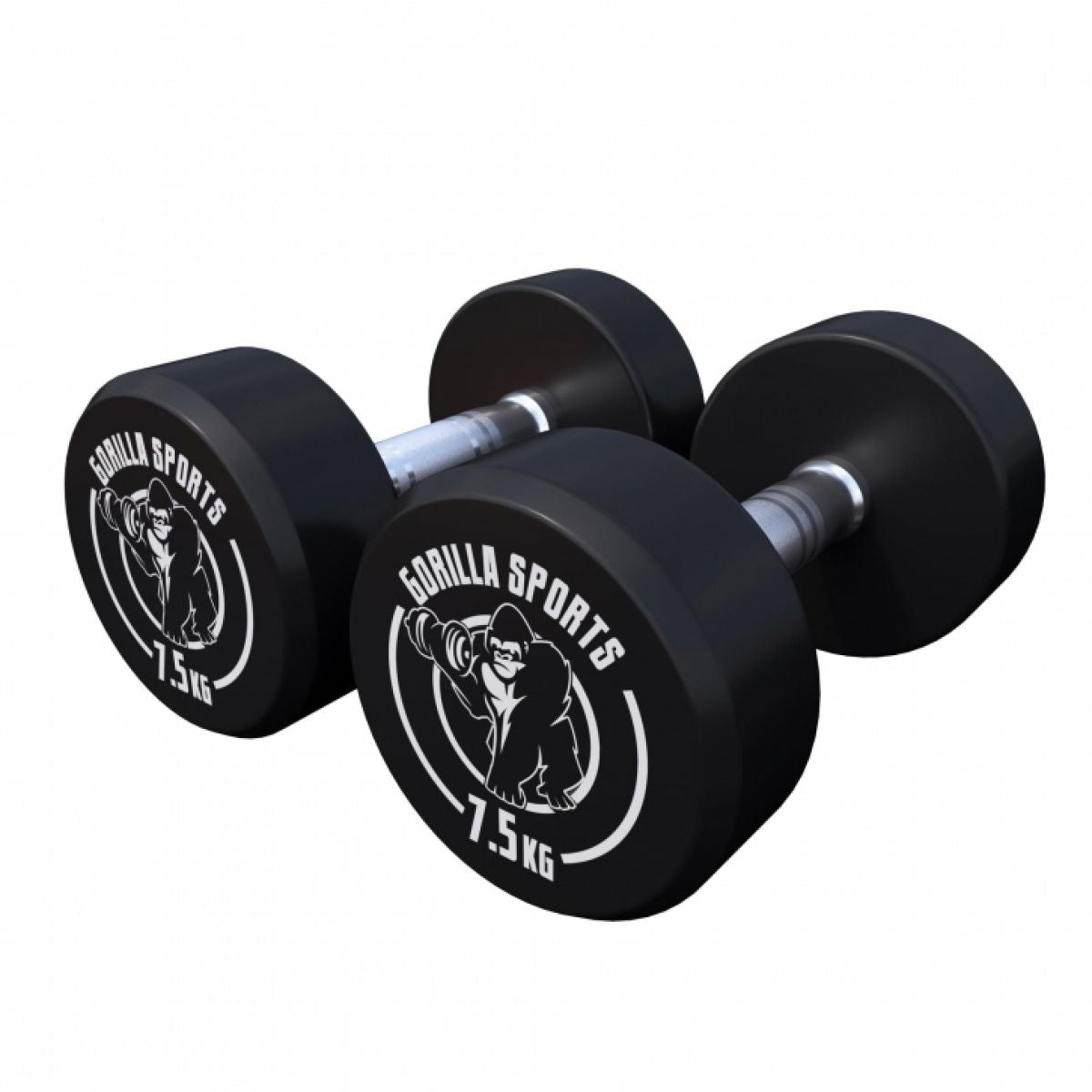 Gorilla Sports Dumbell set 15 kg - 2 x 7,5 kg