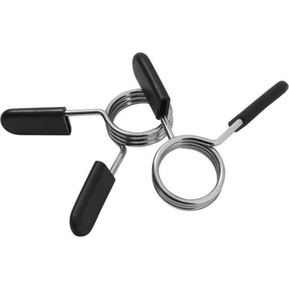 Gorilla Sports Dumbellset 20 kg Gripper Gietijzer Rubber Coating - Veersluiting