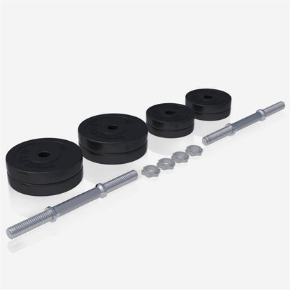 Gorilla Sports Dumbellset 20 kg Kunststof