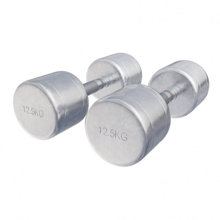 Gorilla Sports Dumbellset 25 kg (2 x 12,5 kg) Chroom