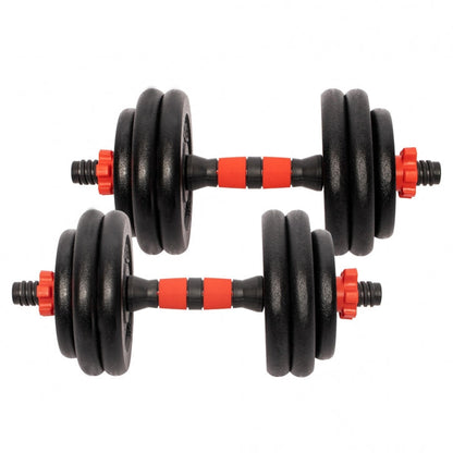 Gorilla Sports Dumbellset 25 kg gietijzer - 25 mm