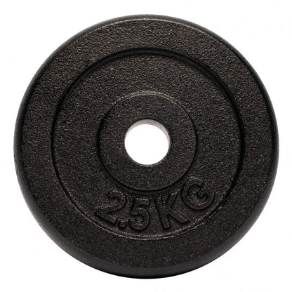 Gorilla Sports Dumbellset 25 kg gietijzer - 25 mm