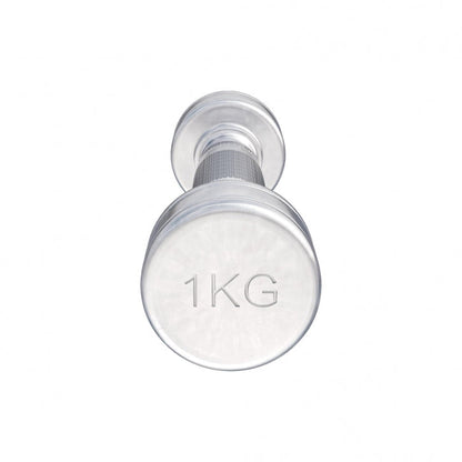 Gorilla Sports Dumbellset 2 kg (2 x 1 kg) Chroom