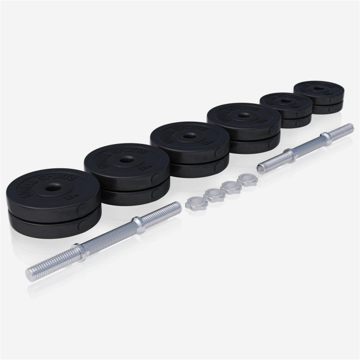 Gorilla Sports Dumbellset 30 kg Kunststof